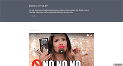 Desktop Screenshot of productplay.com